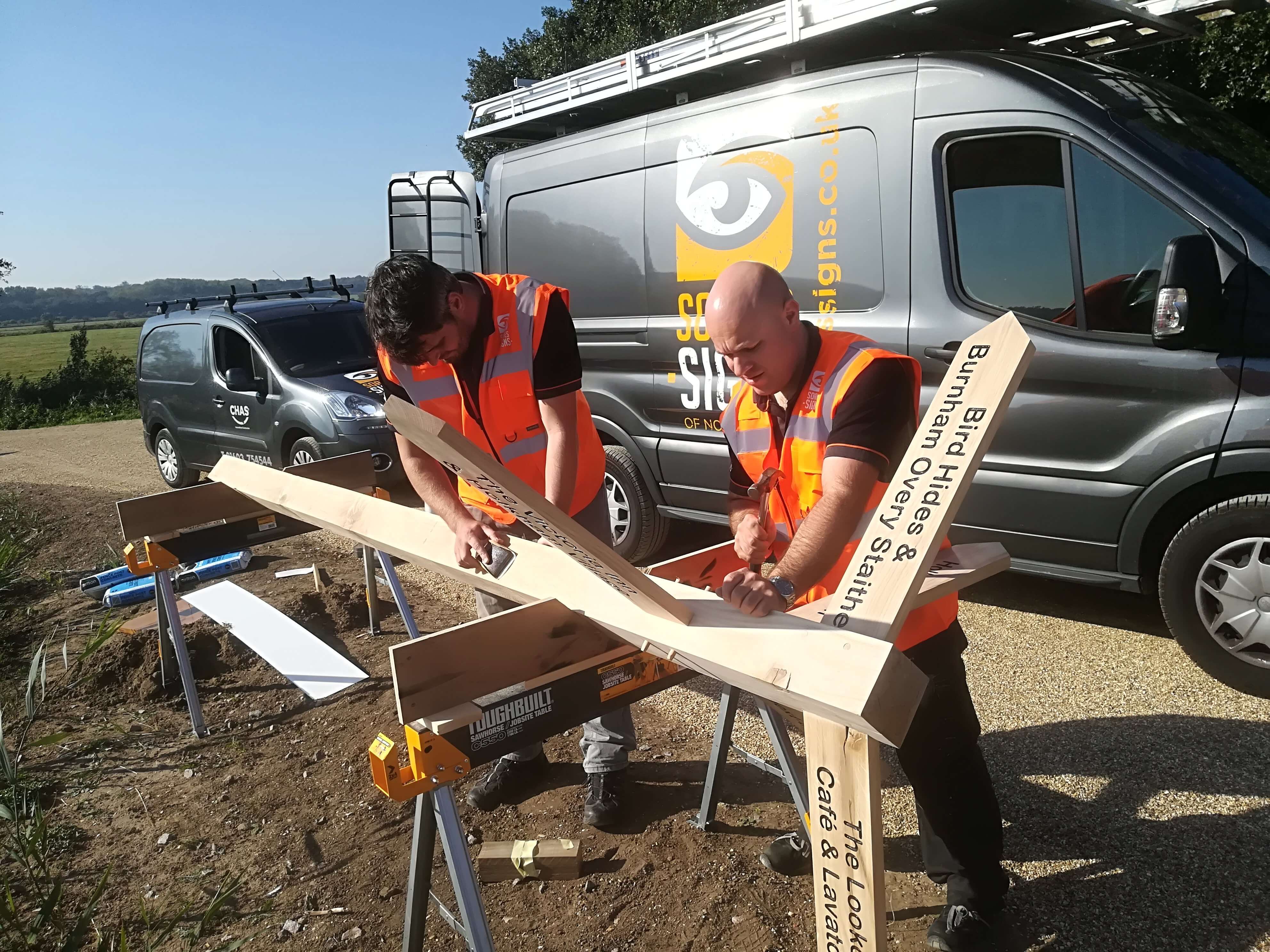 Soanes Signs of Norwich - Specialist Timber Signage - Work Example 21